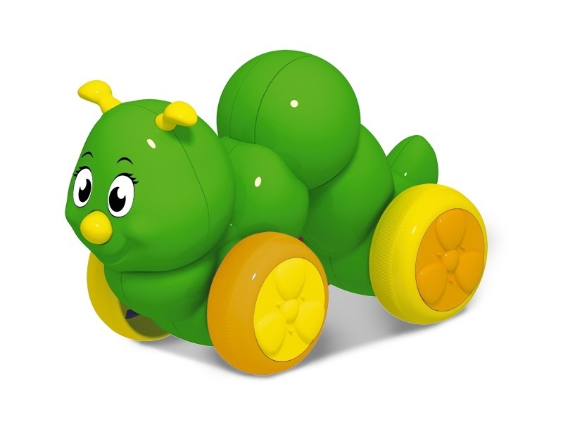 Донецк игрушка оптом Игрушка-покатушка "Веселая гусеница"