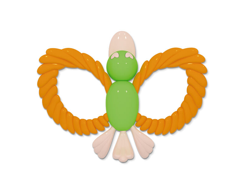 Донецк игрушка оптом Погремушка-прорезыватель «Птичка»