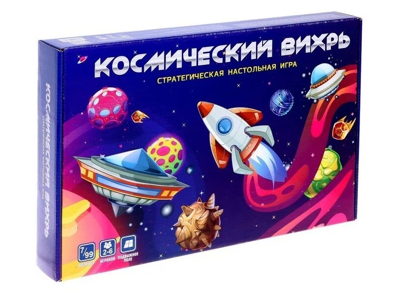 Настольная игра-ходилка "Космический вихрь" 3647