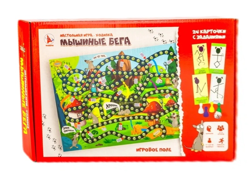 Настольная игра "Мышиные бега" Р3166