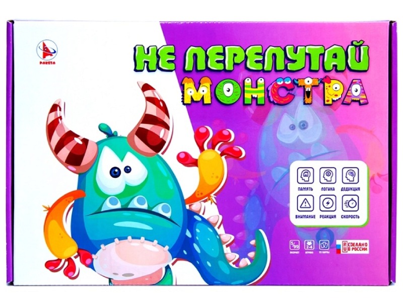 Настольная игра "Не перепутай монстра" Р3852