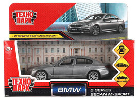 Технопарк. Машина «BMW 5-ER SEDAN M-SPORT» металл. инерц. 12 см (открыв. двери, багажник) серый доставка оптом в Донецк