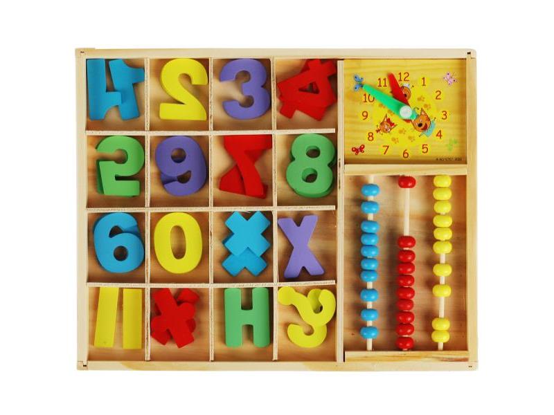 Донецк игрушка оптом Счетный материал дерево «Три Кота» 24*20 см в пленке 1055-CATS