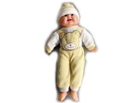 Пупс-хохотун мягкий 40 см в пак. K359 доставка оптом в Донецк