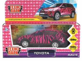 Машина металл. Toyota Rav4 12 см, дв., багаж., инерц. Технопарк