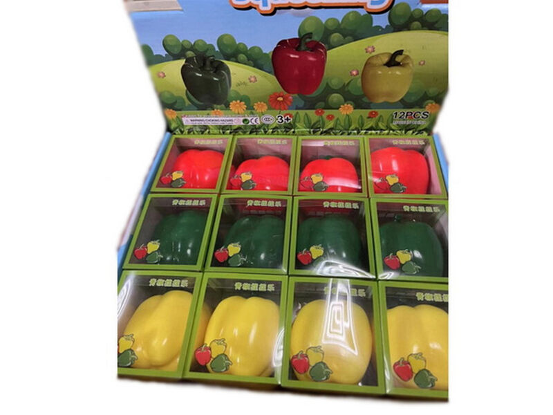 Донецк игрушка оптом Мялка «Перец» 8 см (12шт/уп) HR23-42