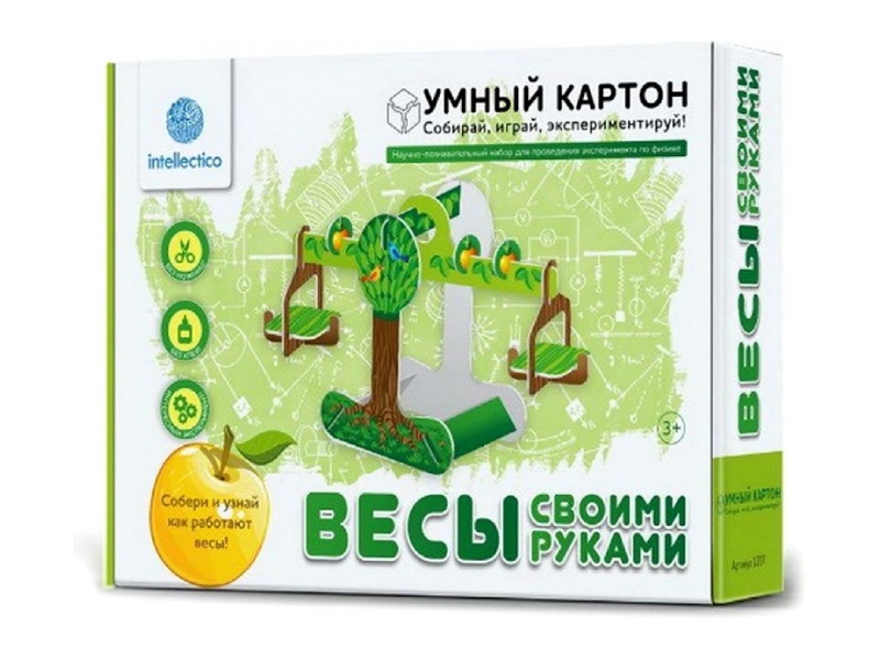 Набор Умный картон "Весы" Intellectico. Арт. 1207