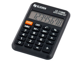 Калькулятор карманный 8-разрядный «Eleven» питание от батарейки 5,8*8,8 см черный доставка оптом в Донецк