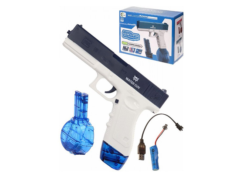 Водный пистолет «Аквабум» 20.5 см, аккум., USB, в кор. Арт.Y26624004