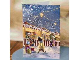 Открытка А6+ "С Новым Годом и Рождеством" (ярмарка) Ar96 доставка оптом в Донецк