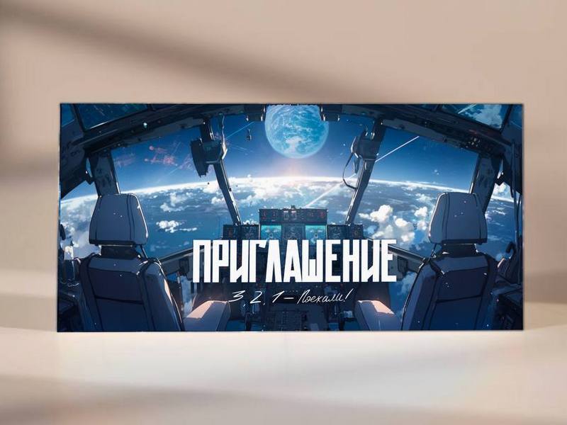 Донецк игрушка оптом Пригласительные "3...2...1...Поехали!" PR13