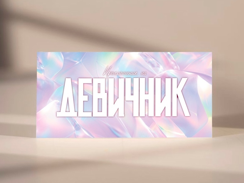 Донецк игрушка оптом Пригласительные "Приглашение на Девичник" (алмаз) PR26