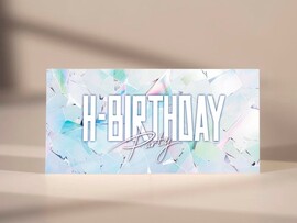 Пригласительные "H-BIRTHDAY party" PR32 доставка оптом в Донецк