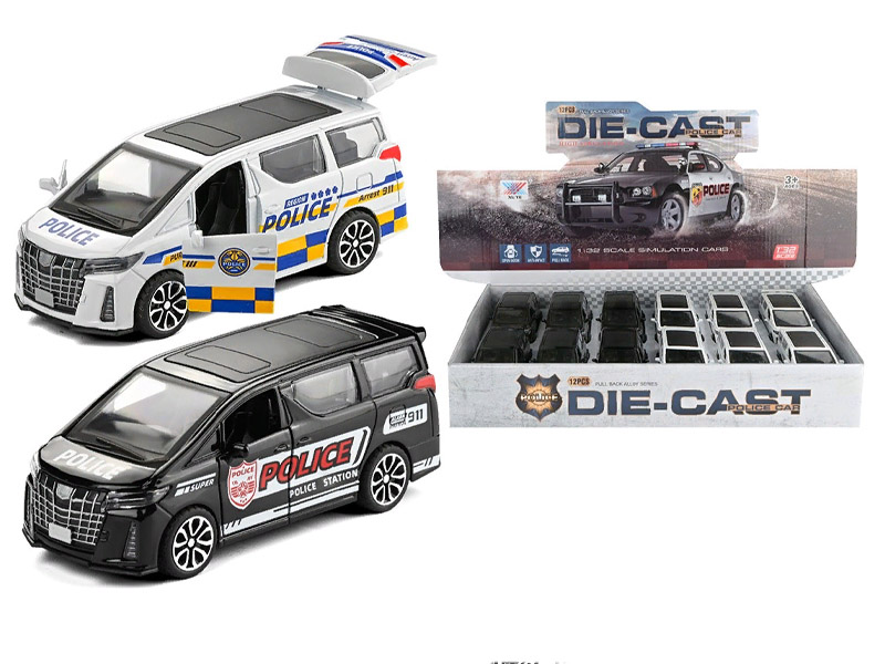 Донецк игрушка оптом Машина металл. "Полиция" 12 см инерц. (открыв. двери) K164A12