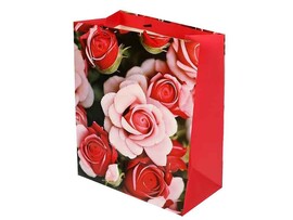 Пакет подар. мат. лам. Розы 26*32*14 см. PL-104857-FLWR3