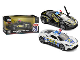 Машина инерц. металл. "Полиция" 12 см (открыв. двери, прорезиненные колеса) в кор. K175A37 доставка оптом в Донецк