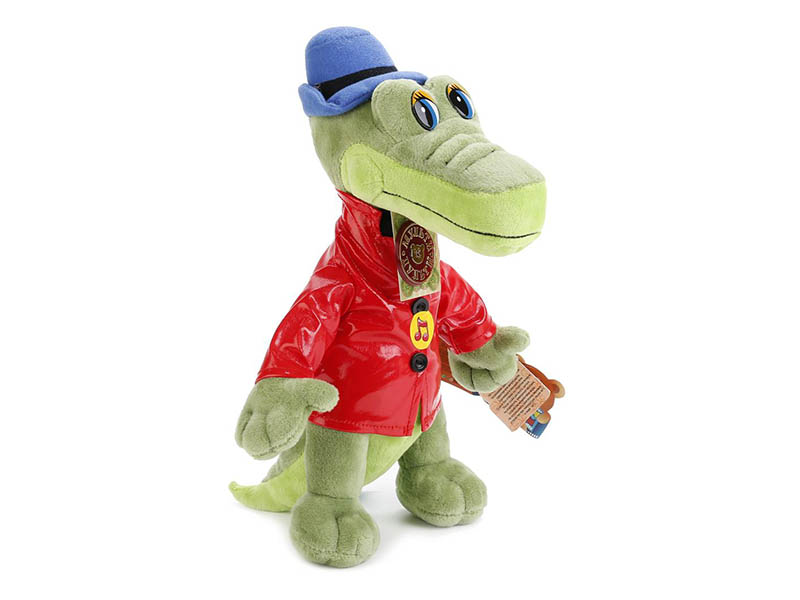 Мягкая игр. Крокодил Гена 33 см, муз. чип, в пак. Мульти-Пульти V40314-33S26