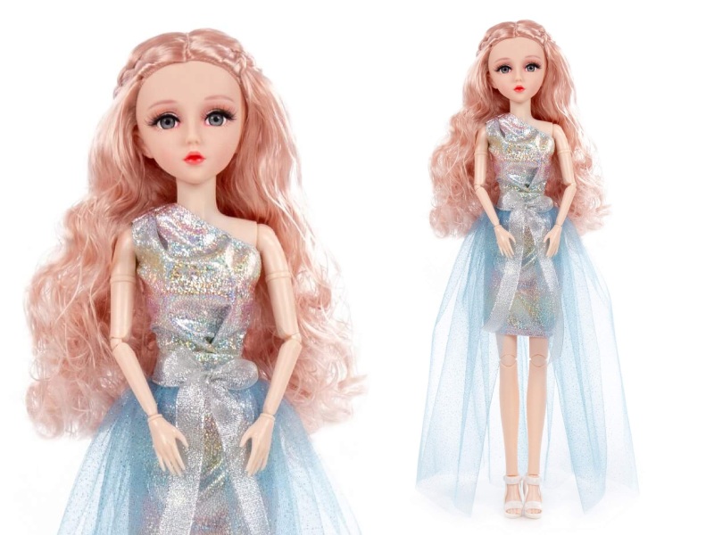 Кукла "Василиса" 55 см в платье, шарнирная в кор.