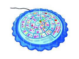 Игровой коврик надувной "Алфавит" 130 см, ф-я разбрызгив. воды. Арт. 92008