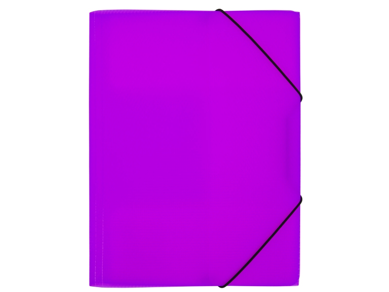 Папка на резинке А4 Expert Complete PRISMA NEON, 600 мкм, пурпурный