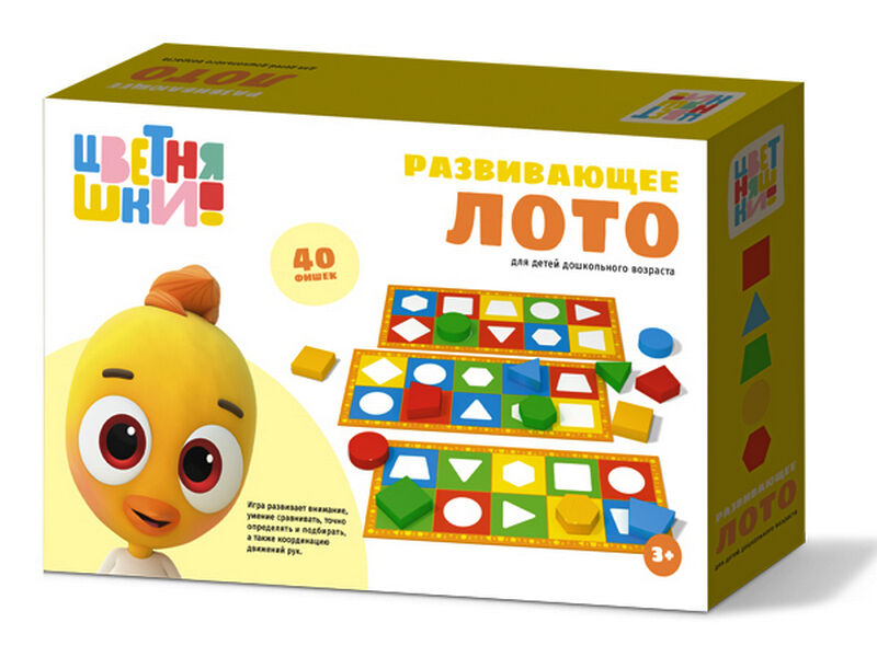 Донецк игрушка оптом Лото развивающее «Цветняшки»
