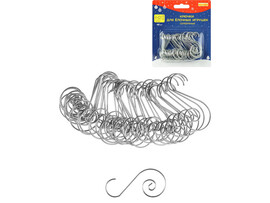 Крючки СЕРЕБРИСТЫЕ из стальной проволоки 5*2,5см (40шт/уп)  НУ-6175 доставка оптом в Донецк