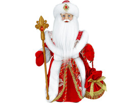 Дед Мороз в красной шубе 30см Т-6585 доставка оптом в Донецк