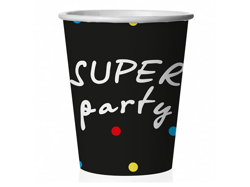 Стаканы бум. Друзья, Super Party 250 мл, 6 шт.