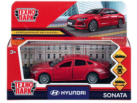 Технопарк. Машина «HYUNDAI SONATA» металл. инерц. 12 см (открыв. двери, багажник) красный доставка оптом в Донецк