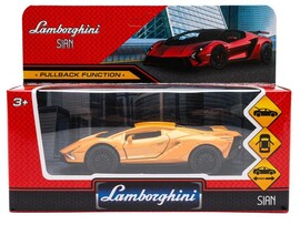 Технопарк. Машина «LAMBORHINI sian» металл. инерц. 12 см (открыв. двери) доставка оптом в Донецк