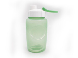 Бутылка с трубочкой "Fitness" green 350 мл доставка оптом в Донецк