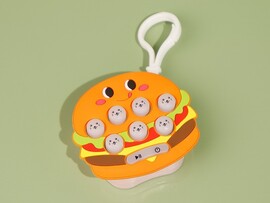 Брелок-антистресс 7*8 см электронный POP IT "Burger" доставка оптом в Донецк