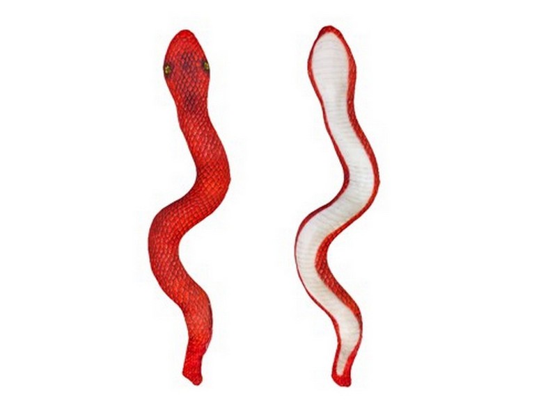 Донецк игрушка оптом Мягкая игрушка-антистресс «Змея» красная 32 см