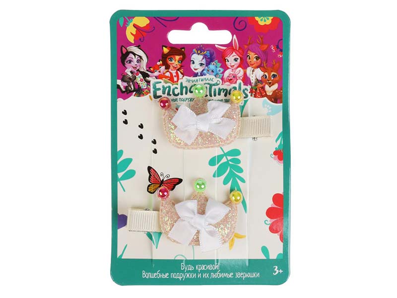 Заколки для волос "Энчантималс" 2 шт. HAIRCLIPS-D2-EN2