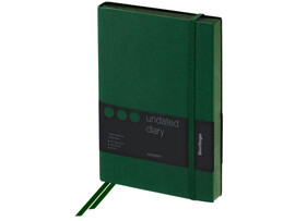 Ежедневник А5 136л недатир. Berlingo "Western" (кожзам, на резинке) зеленый доставка оптом в Донецк