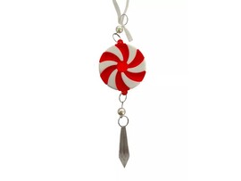 Подвеска елочная «Леденец» красный 15 см 91333 доставка оптом в Донецк