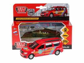 Машина металл. Lada Largus Спорт 12 см, двери, багаж., инерц. Технопарк