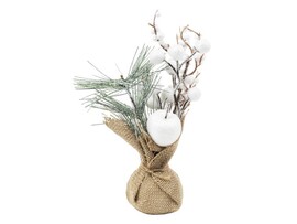 Интерьерное украшение «Снежная сосна» 22*9*6 см 88863 доставка оптом в Донецк