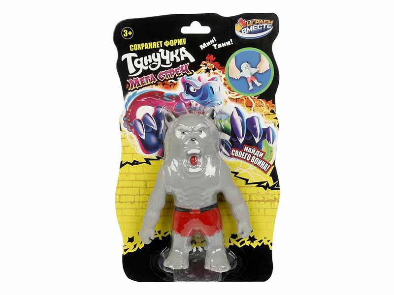 Антистресс-тянучка "Волк" 15 см, блистер. 053-22B-1-R