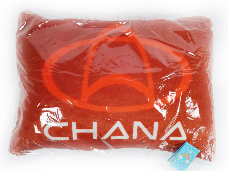 Донецк игрушка оптом Подушка-игрушка Changan красная 38*25см CRLf-027-1