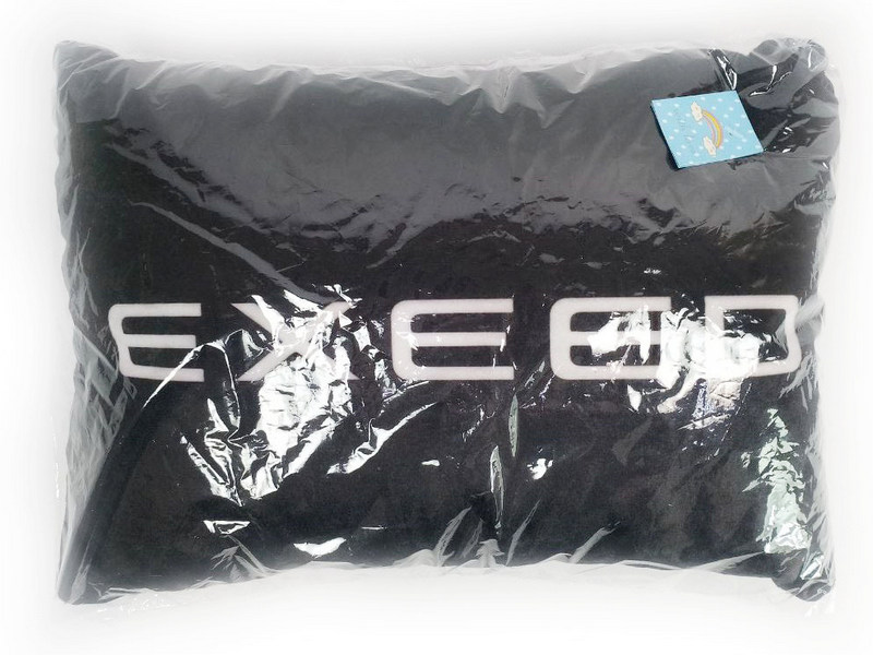 Донецк игрушка оптом Подушка-игрушка EXEED черная 38*25см CRLf-028