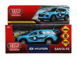 Машина металл. Hyundai Sport 12 см, дв., багаж., инерц., кор. Технопарк