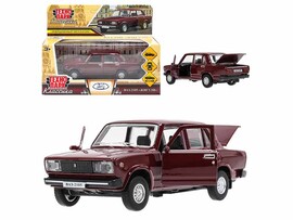 Машина металл. Lada ВАЗ-2105 1997 12 см, дв., багаж., инерц., кор. Технопарк