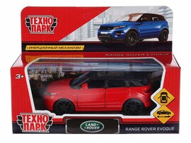 Машина металл. Range Rover Evoque 12.5 см, дв., инерц., красн. Технопарк
