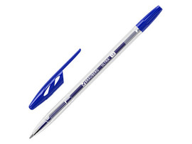 Ручка шариковая «BRAUBERG. ULTRA» прозрачный корпус 1 мм СИНЯЯ (50шт/уп) доставка оптом в Донецк