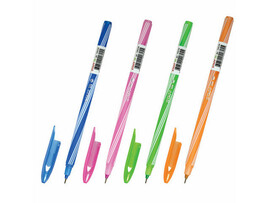 Ручка шариковая «STAFF. CANDY NEON» цветной корпус 0,6 мм СИНЯЯ (50шт/уп) доставка оптом в Донецк