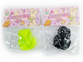 Сквиш цветной «Змея» 8 см (32шт/уп) доставка оптом в Донецк