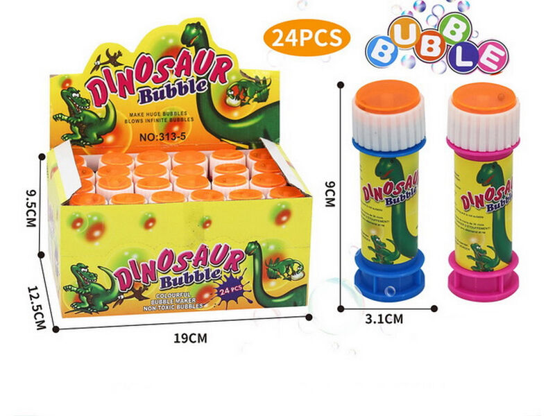 Донецк игрушка оптом Мыльные пузыри «Дино» 9 см (24шт/уп) 313-5