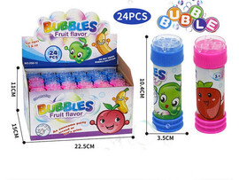 Мыльные пузыри «Фрукты» 10 см (24шт/уп) 050-12 доставка оптом в Донецк