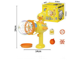 Генератор мыльных пузырей «Утенок» на бат. 15*13*9 см в кор. 502 доставка оптом в Донецк